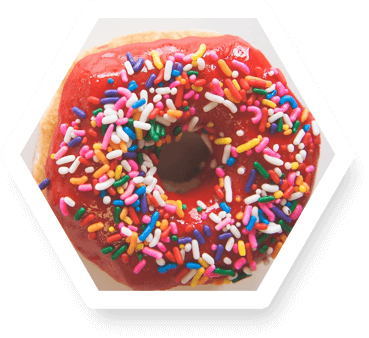 red sprinkles do-nut