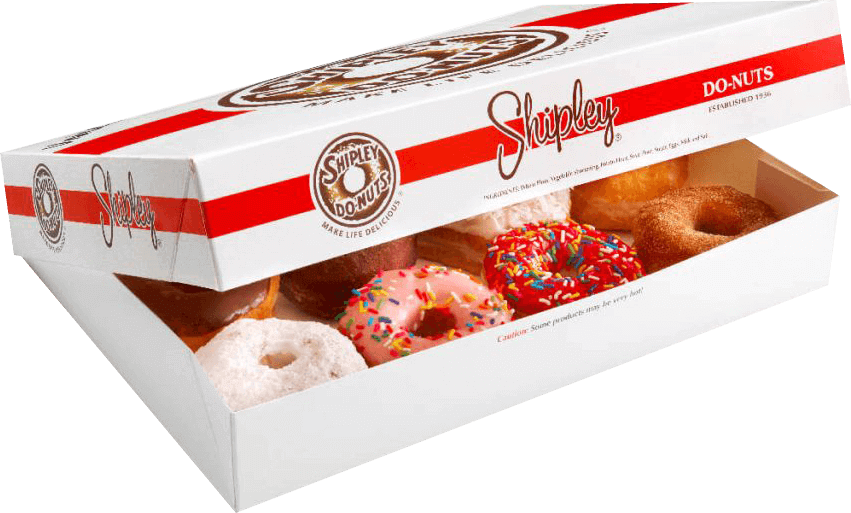 Shipley Do-Nuts in a box